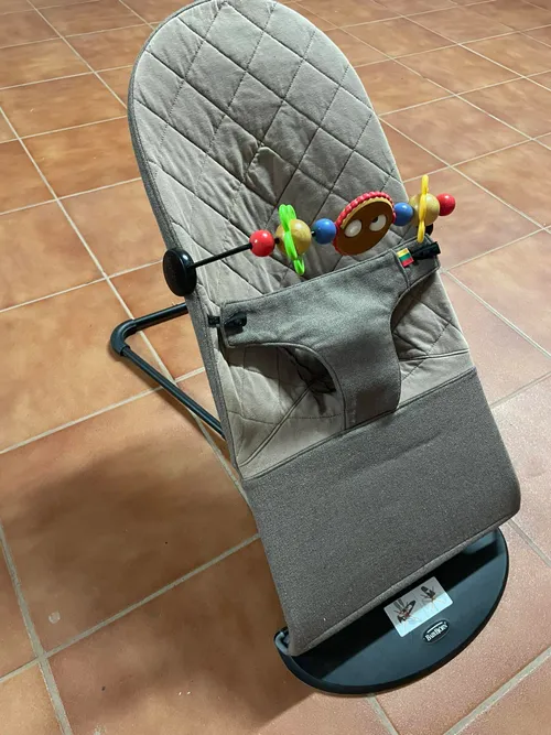 Baby bjorn, baby bouncer,  with toy, sand color