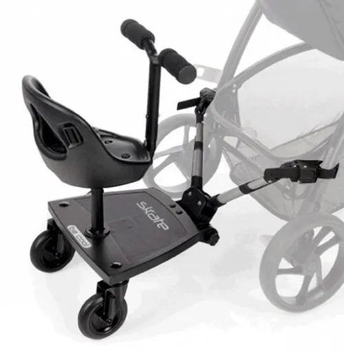 Universal Easy rider glider board, step up for stroller, with seat, up to 4 years