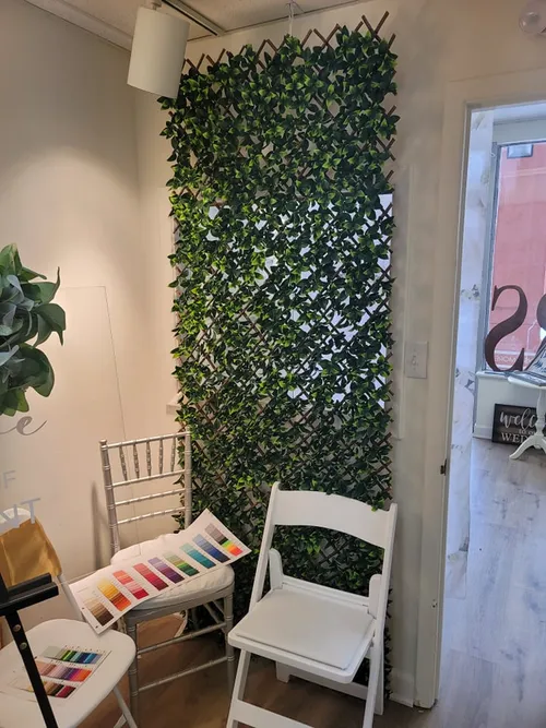 GREENERY WALL: Expandable panel, 34w x 89l needs hung