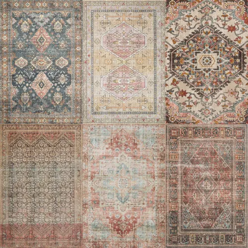 RUGS: 13 rugs for random down the aisle. Set of 13