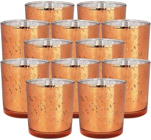 TABLESCAPES: copper votives {Boho collection ONLY}