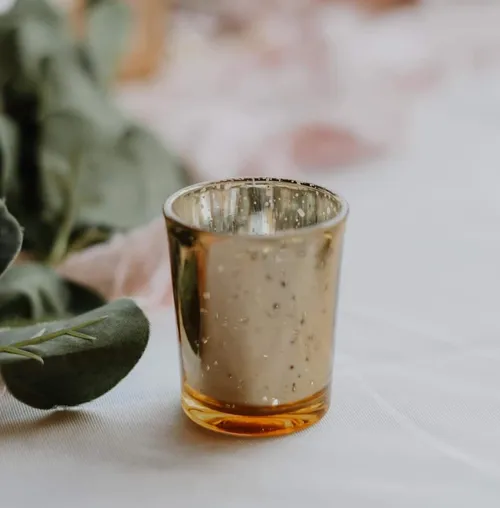 TABLESCAPE: GOLD MERCURY VOTIVES (MAX 144)