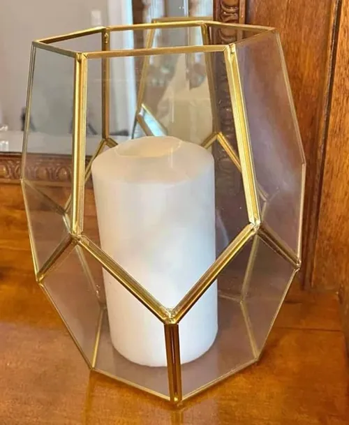 TABLESCAPE: HONEYCOMB PILLAR HOLDER