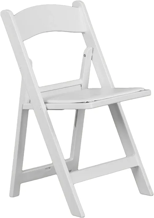 White Resin Folder Chair