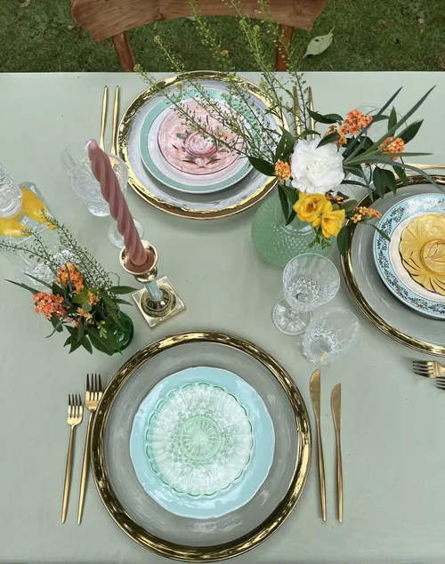 Pretty Pastel (met voorgerechtje - 30 pers.)