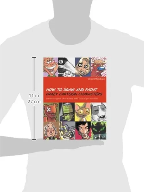 How to Draw and Paint crazy cartoon characters - Vincent Woodstock