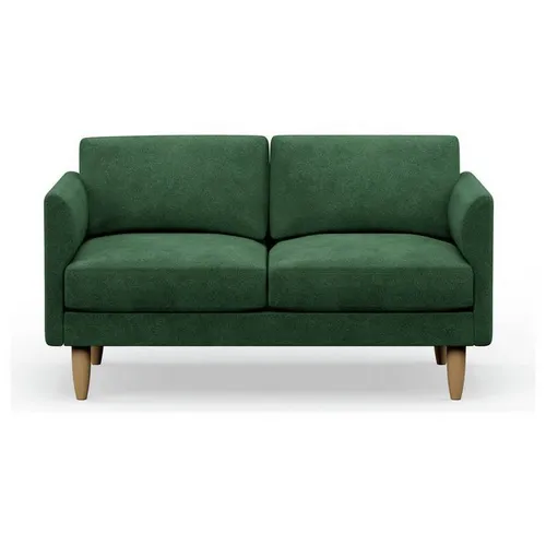 Green Double seater couch with arm rest 