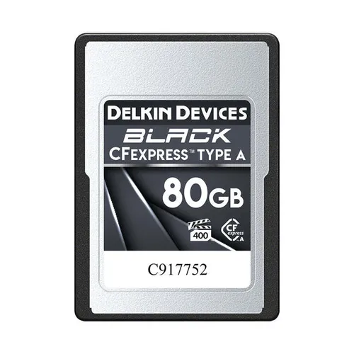 Delkin Black CF EXPRESS 80GB Type A Memory Card