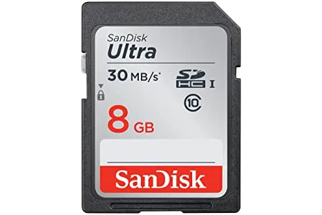8 gig memory card