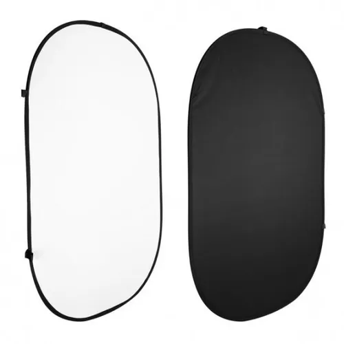 Neewer Collapsible Backdrop - Black & White 150 x 200cm 