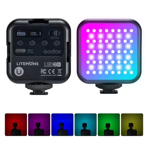 Litemons LED 6R RGB LED Video Light