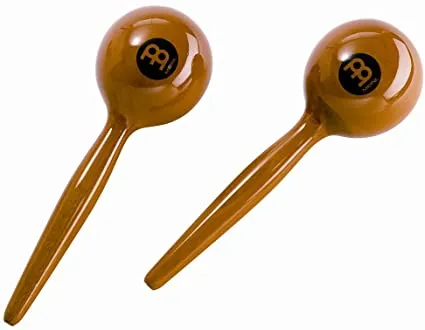 Round Wooden Maracas Percussion Instrument