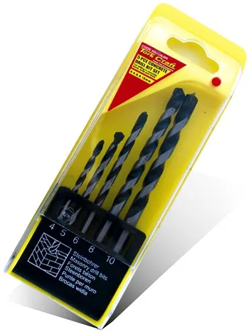 Tork Craft 5 Piece Concrete Drill Bit Set 