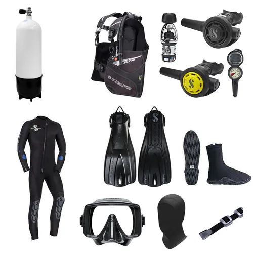 One Cylinder - Full Set Scuba Bundle (SELECT SIZES BELOW)