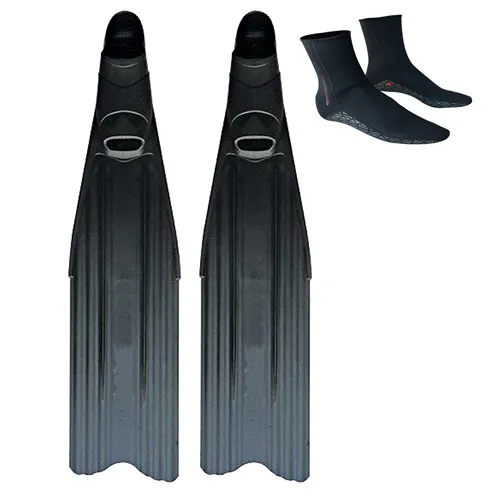 Freediving Fins with 3mm Socks