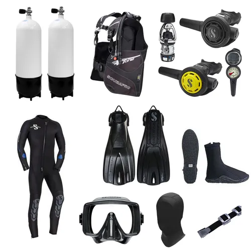 Two Cylinders  - Full Set Scuba Bundle (SELECT SIZES BELOW)