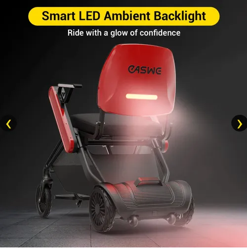 Auto folding Lightweight F10 Electric Wheelchair with 15 Mile Battery Range
