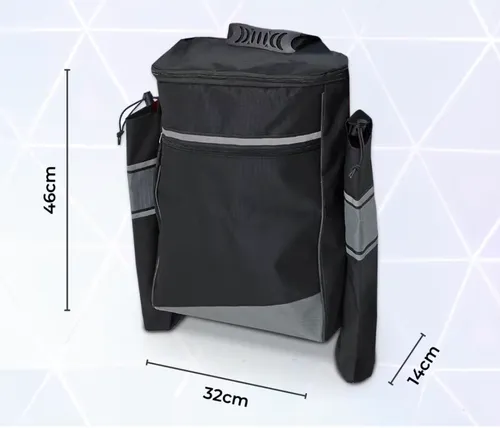 Seat bag with crutch holder