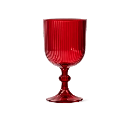 Ruby Red Goblet