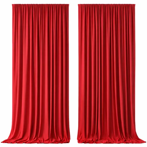 Valentine's Red Drape
