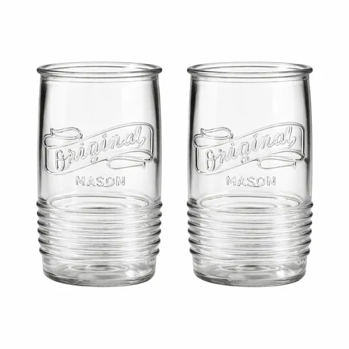 Mason Drinking Glass