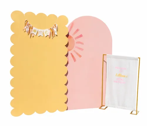 Custom Scallop Backdrop