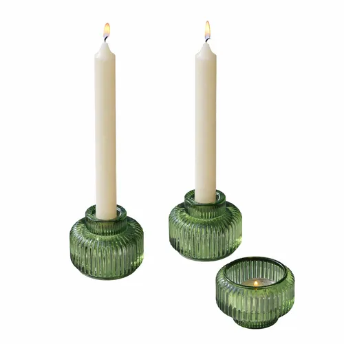 Miramar Emerald Taper Holder