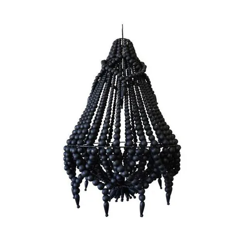 Beaded Chandelier Black - Medium