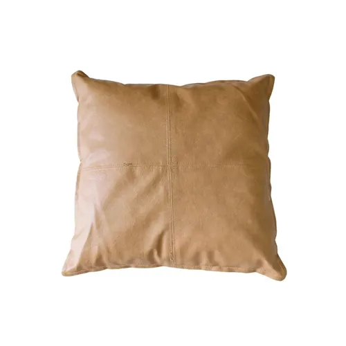 Cushion - Tan Vegan Leather