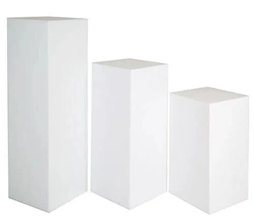 Acrylic Plinths - White (set of 3)