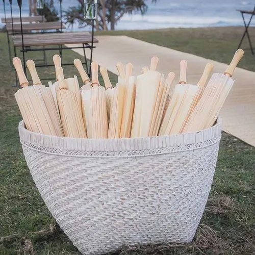 Basket - Whitewash Wicker