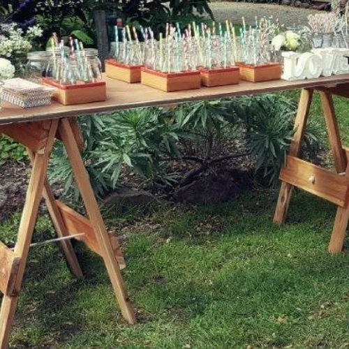 Trestle Base Buffet Table