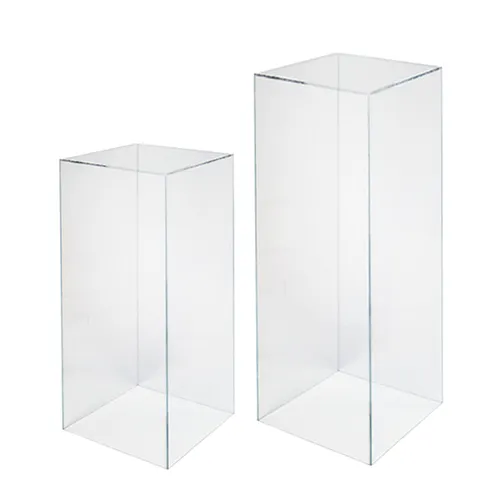 Acrylic Plinths - Clear (set of 2)