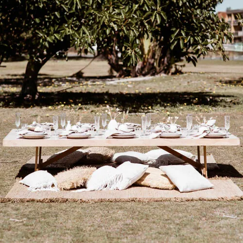 Picnic Table - Washed Timber