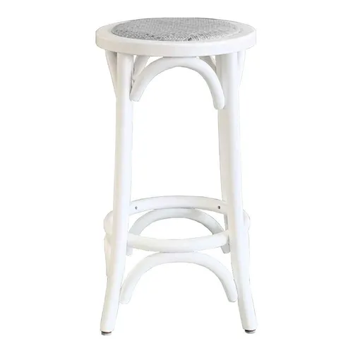 Bar Stool - White Bentwood