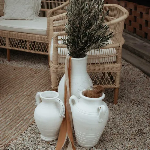 White Urn - set of 3 small