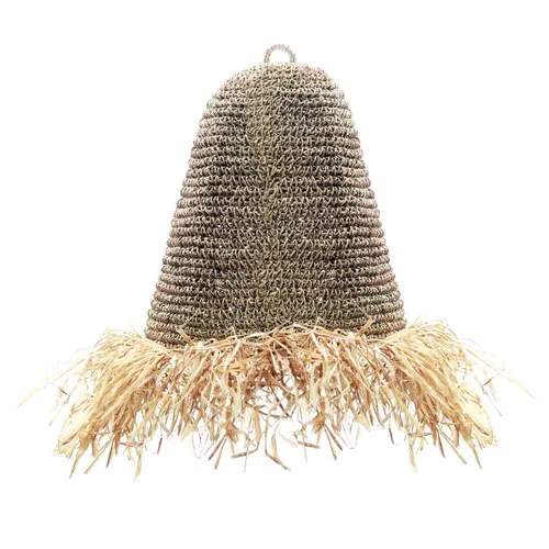 Raffia Fringe Pendant