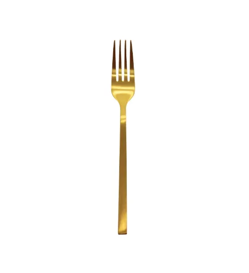 Matte Gold Entree Fork