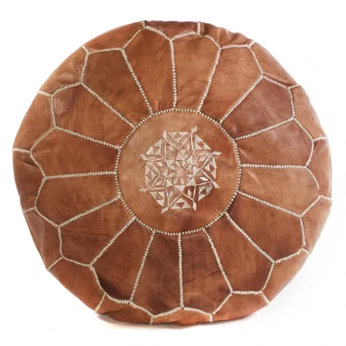 Pouffe - Moroccan Tan