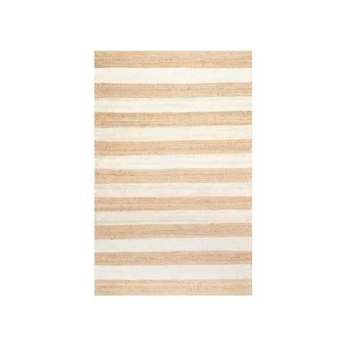 Jute Rug Cream Stripe