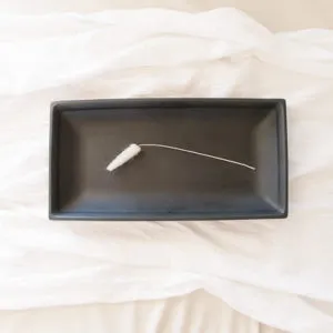 Black Dinner Plate Rectangle