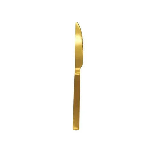 Matte Gold Entree Knife