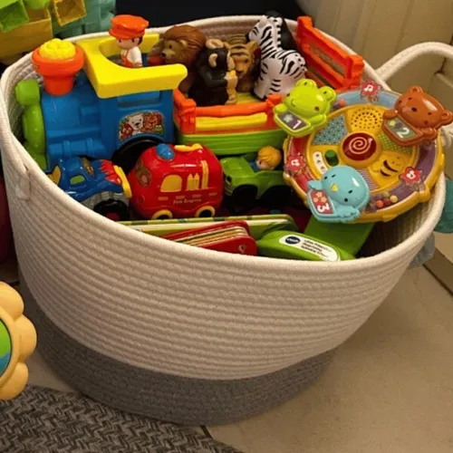 Baby/Toddler Toy Basket 10-12 toys