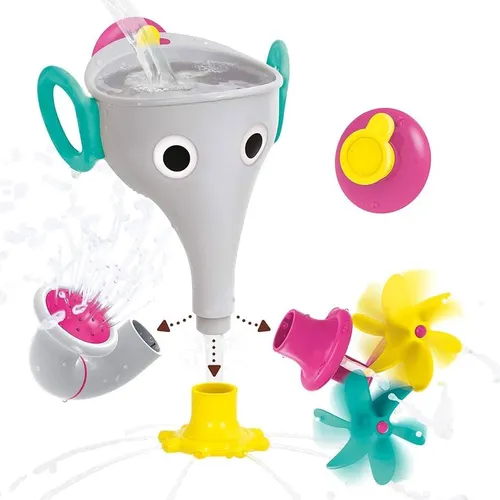 Yookidoo Fun Elephant Fill 'N' Sprinkle funnel bath toy