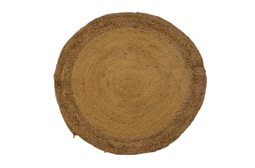 Gevlochten tapijt - cirkel - S - diameter 95