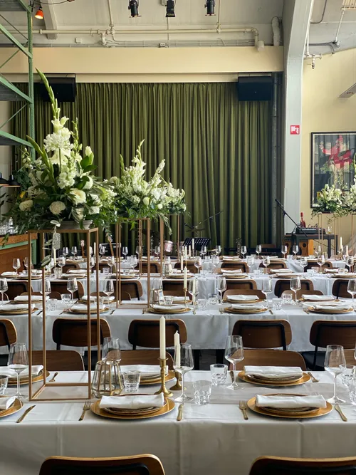 Goud/koperen zuil - S - 50 cm