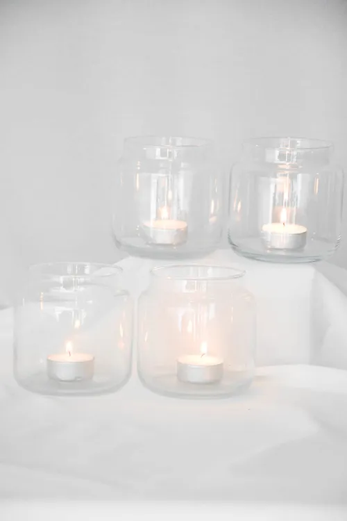 Modern vaasje/ windlicht - M
