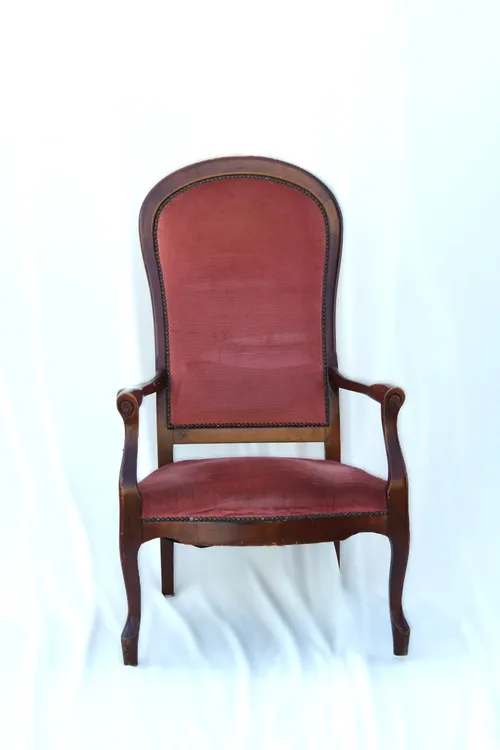 Vintage fauteuil - oud roze