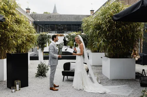 Backdrop - rechthoekig - hout