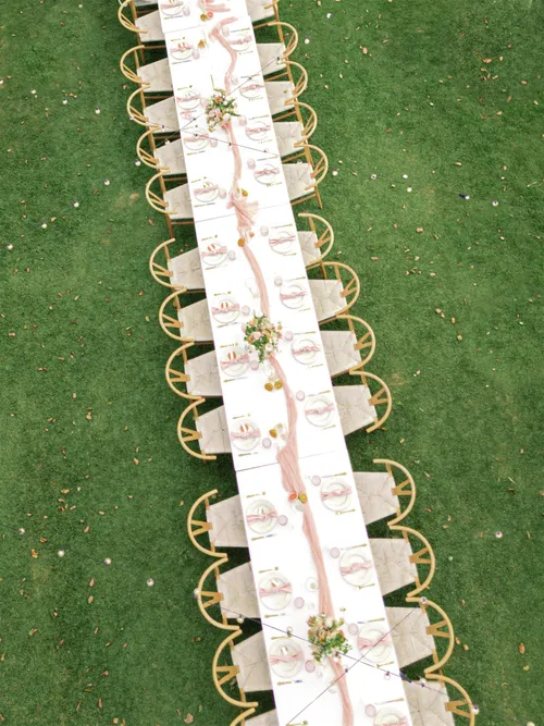 White Farm Table